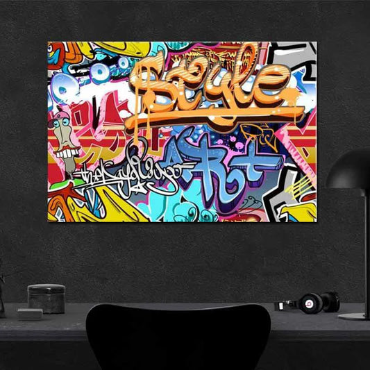 Tableau sur toile Graffiti Street Art - TabloDéco.fr
