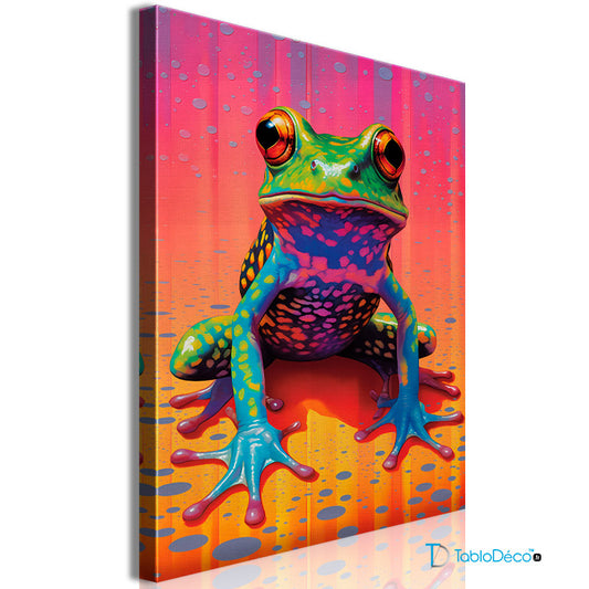Acheter un Tableau d'une Grenouille Pop Art - TabloDéco.fr
