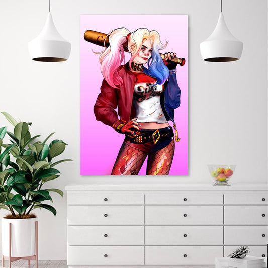 Toile décorative d'Harley Quinn - TabloDéco.fr