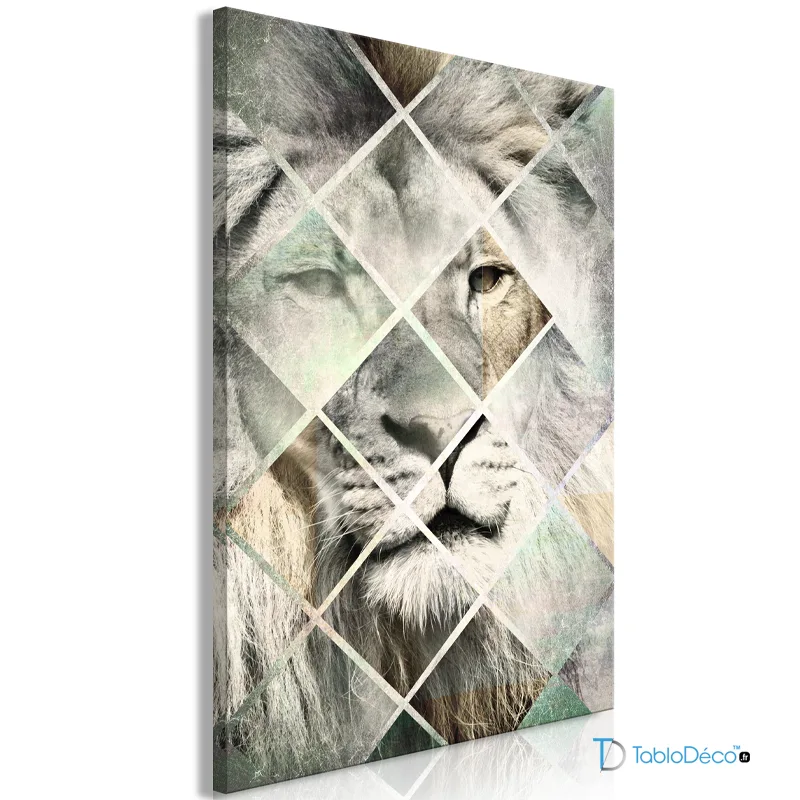 Acheter un Tableau Lion Scandinave - TabloDéco.fr