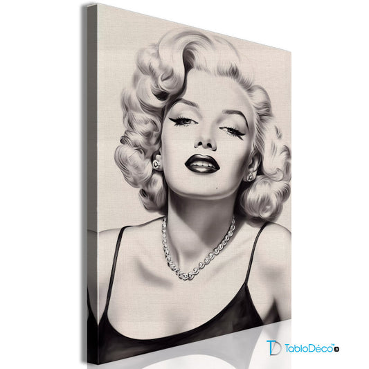 Acheter un Tableau de Marilyn Monroe en Noir et Blanc - TabloDéco.fr