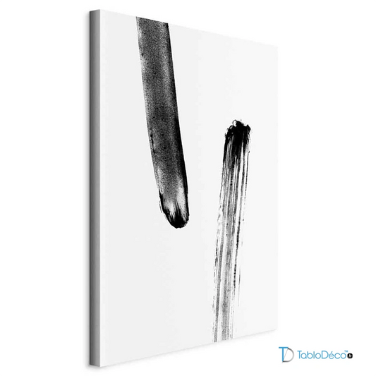 Tableau moderne noir et blanc