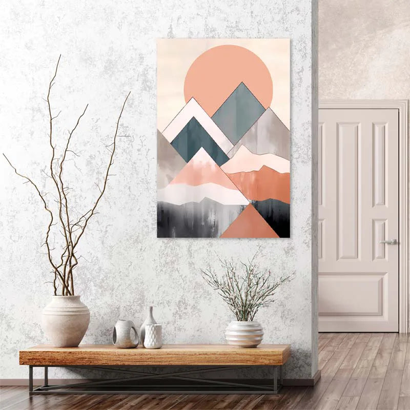 Tableau déco sur toile de Montagne Scandinave - TabloDéco.fr