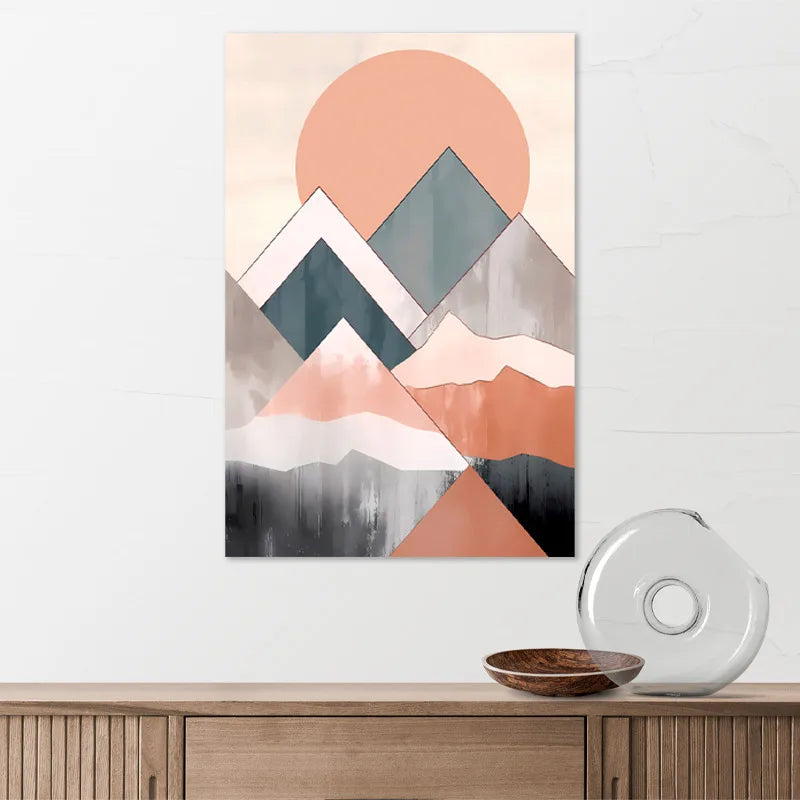 Tableau Montagne Scandinave - TabloDéco.fr
