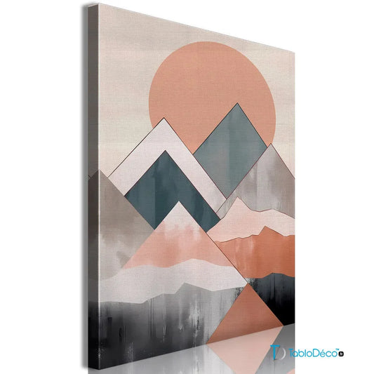 Acheter un Tableau avec des Montagnes de style Scandinave - TabloDéco.fr