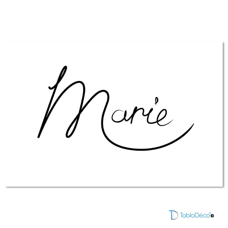 Tableau Prénom Personnalisé