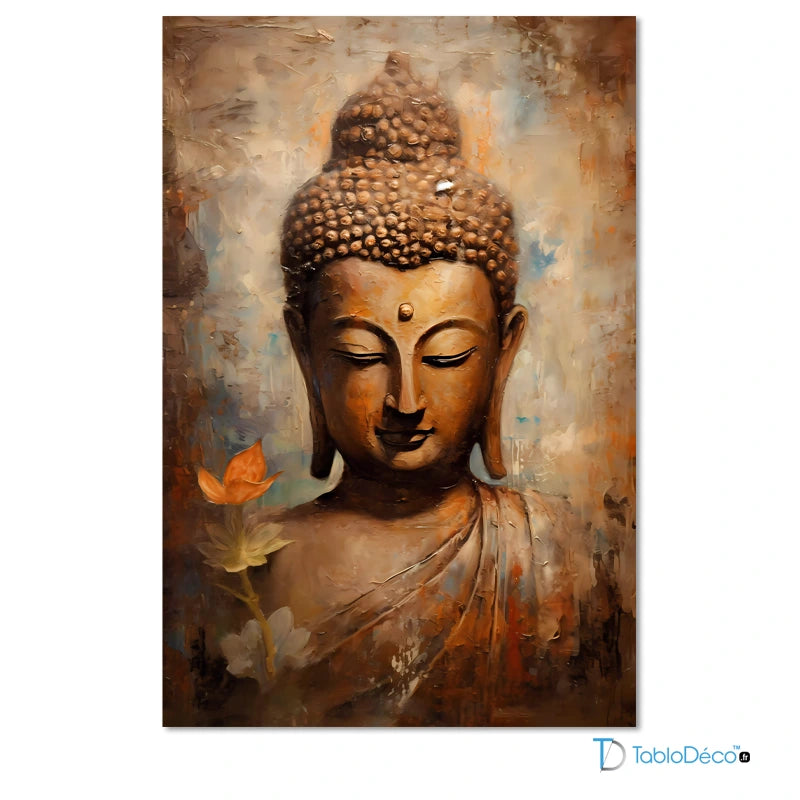 Tableau Peinture Bouddha Zen Asiatique