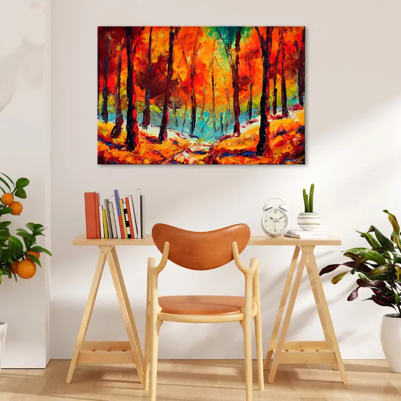 Tableau Peinture Forêt - TabloDéco.fr