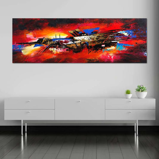 Toile décorative Peinture Panoramique - TabloDéco.fr