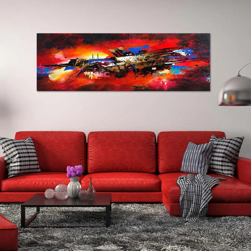 Tableau Peinture Panoramique - TabloDéco.fr