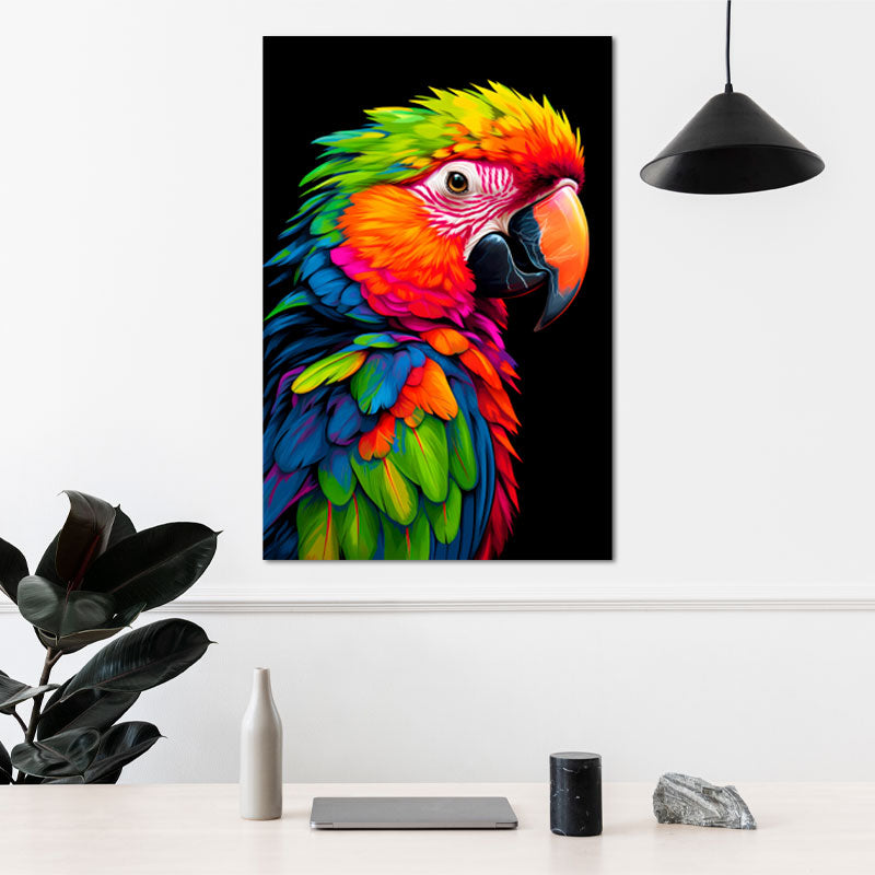 Tableau Perroquet Pop Art - TabloDéco.fr