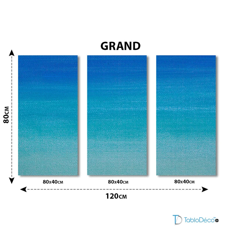Tableau Personnalisé en 3 parties
