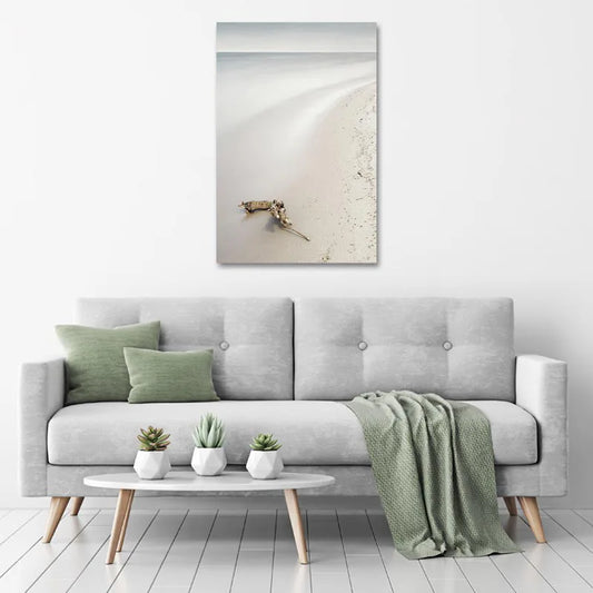 Tableau décoratif Plage Nordique dans un salon
