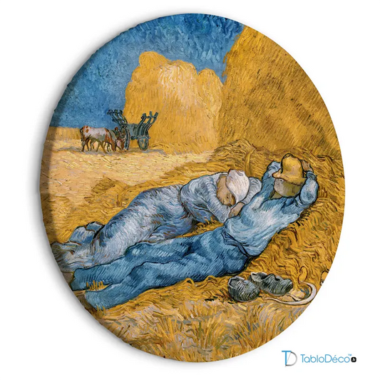 Tableau Rond - La Méridienne de Vincent Van Gogh - TabloDéco.fr