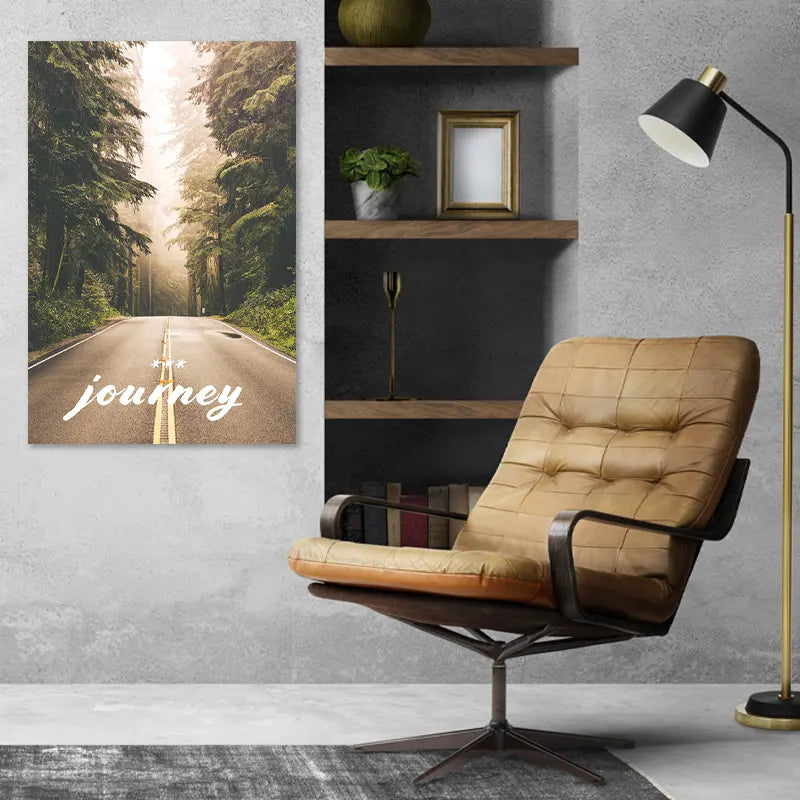Tableau Route Forêt - TabloDéco.fr