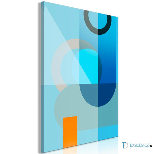 Acheter un Tableau Scandinave Bleu- TabloDéco.fr