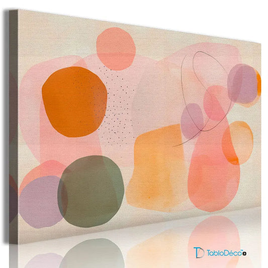 Acheter un Tableau Scandinave avec des Couleurs Pastels - TabloDéco.fr