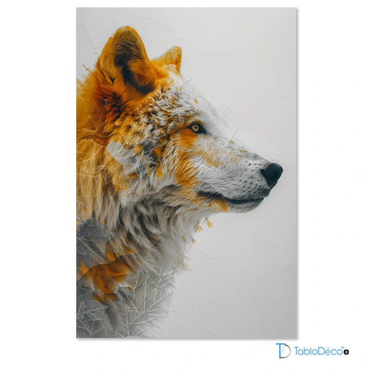 Tableau Loup style Scandinave - TabloDéco.fr