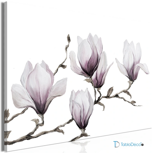 Tableau Scandinave Magnolias - TabloDéco.fr