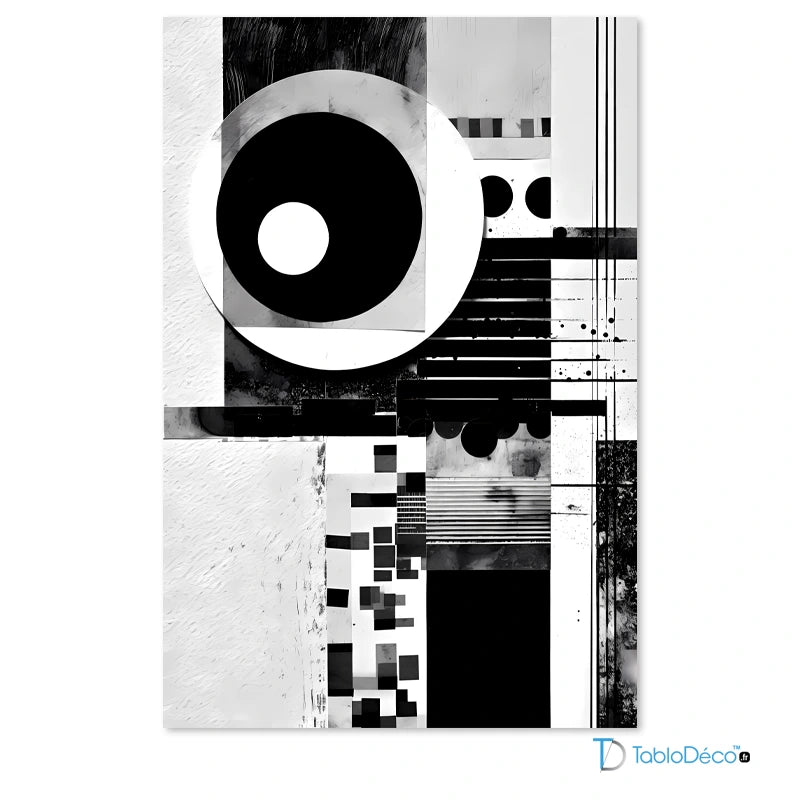 Acheter un  Tableau Scandinave Noir et Blanc - TabloDéco.fr