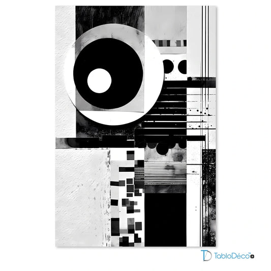 Acheter un  Tableau Scandinave Noir et Blanc - TabloDéco.fr