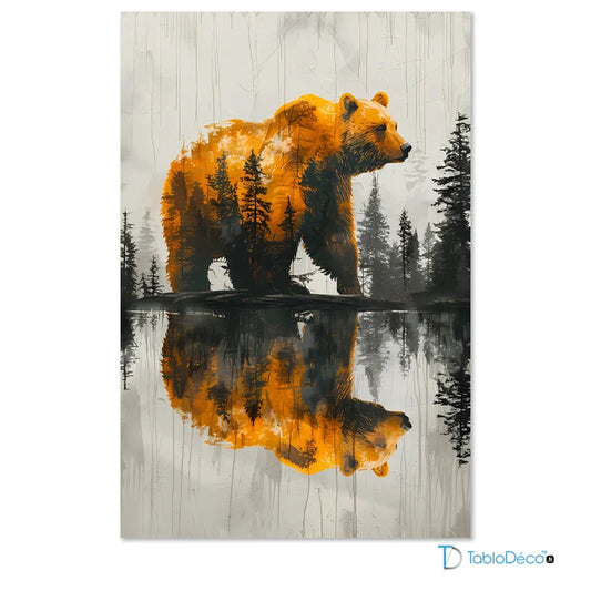 Tableau Scandinave Ours - TabloDéco.fr