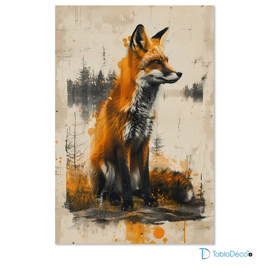 Tableau Renard Scandinave - TabloDéco.fr