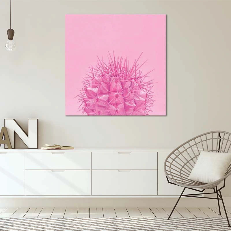 Tableau déco Nordique Rose sur toile - TabloDéco.fr
