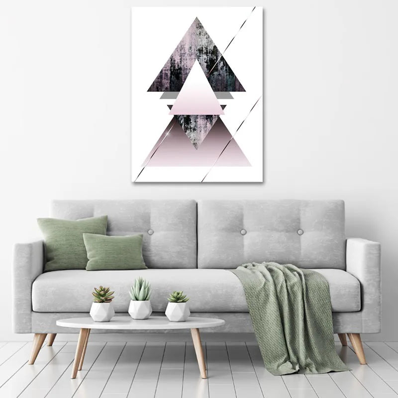 Tableau Scandinave Triangle - TabloDéco.fr