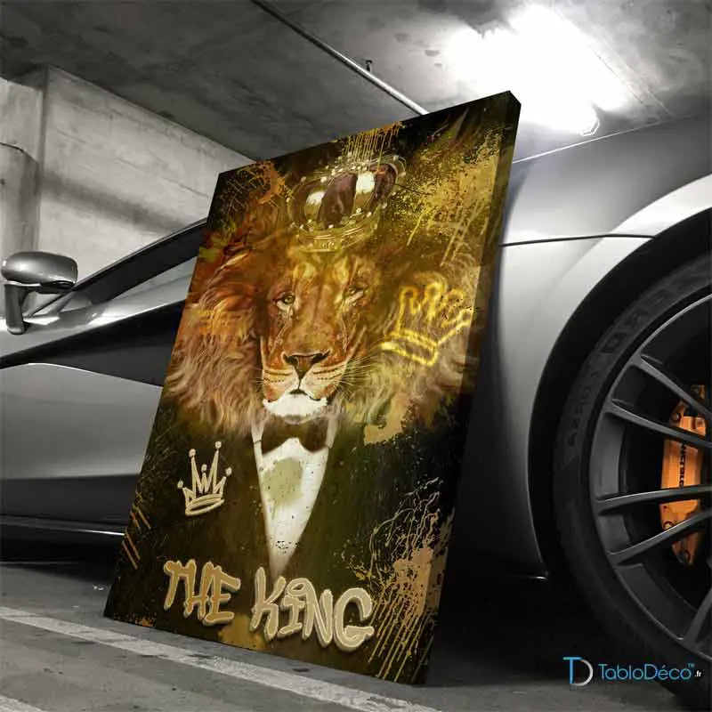 Tableau Street Art Lion - TabloDéco.fr