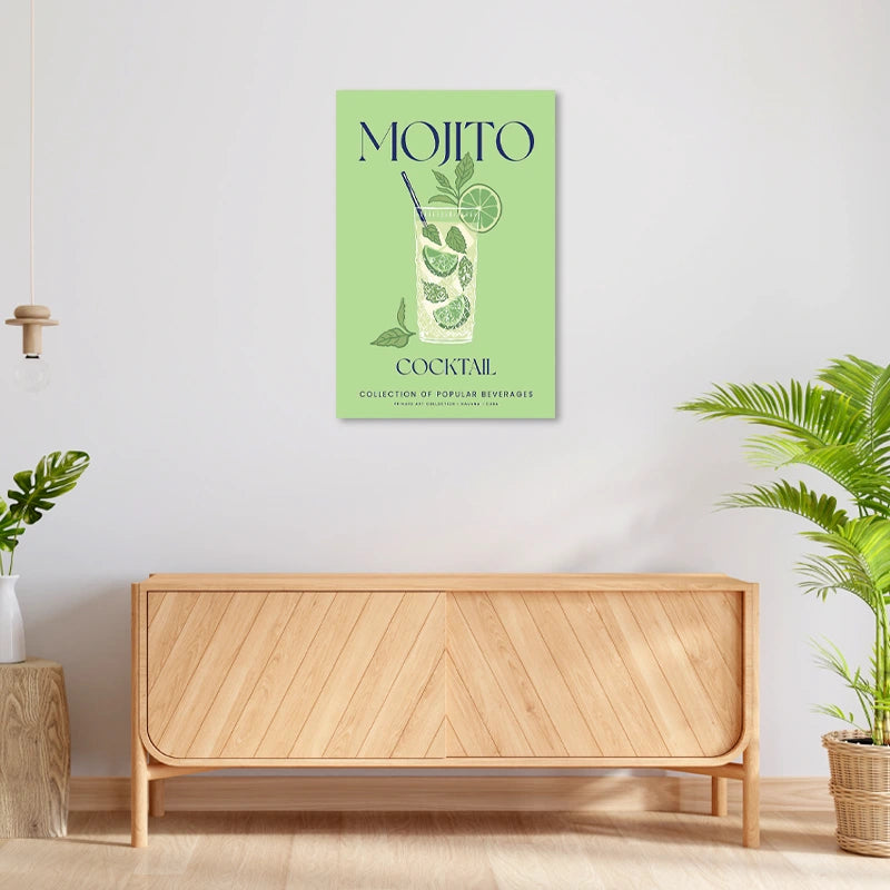 Tableau sur toile Cocktail Mojito