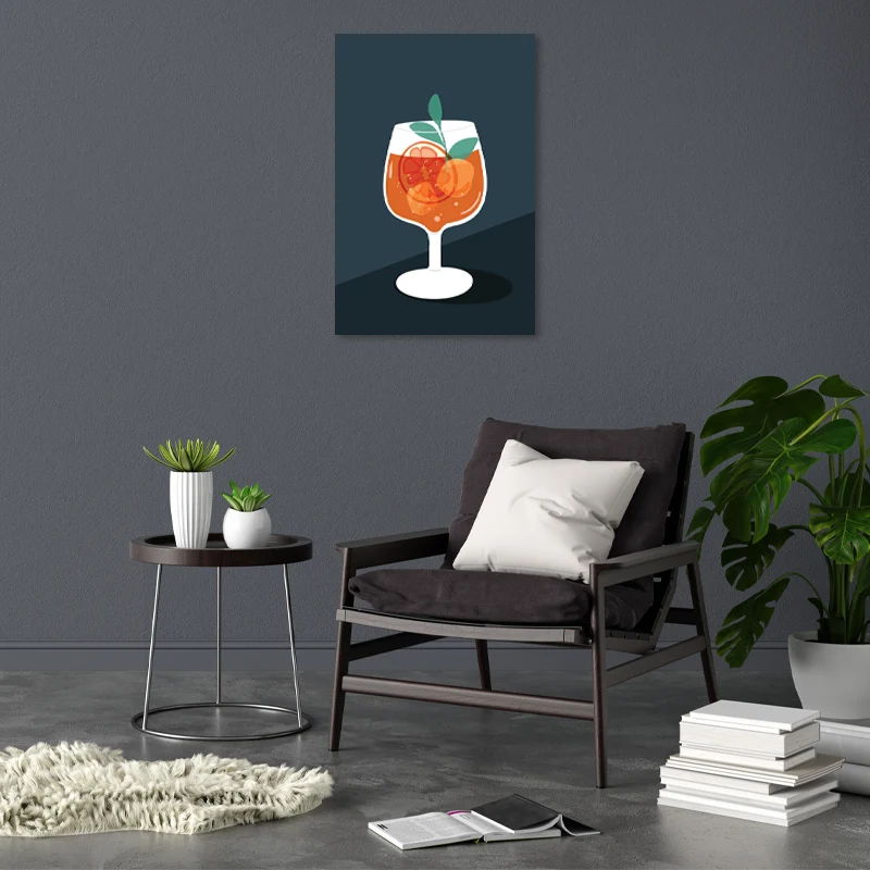 Tableau sur toile d'un Cocktail Spritz