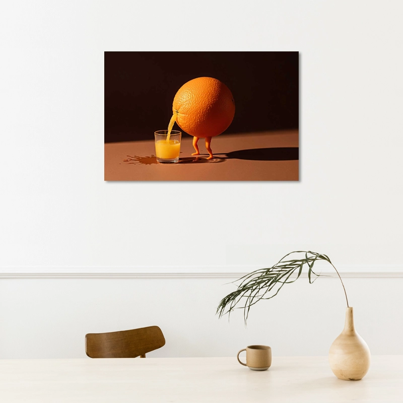 Tableau sur toile Cuisine Jus d’Orange