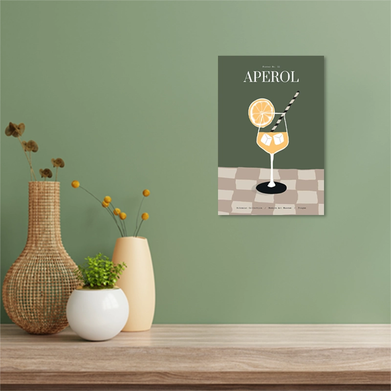 Tableau style Poster Aperol