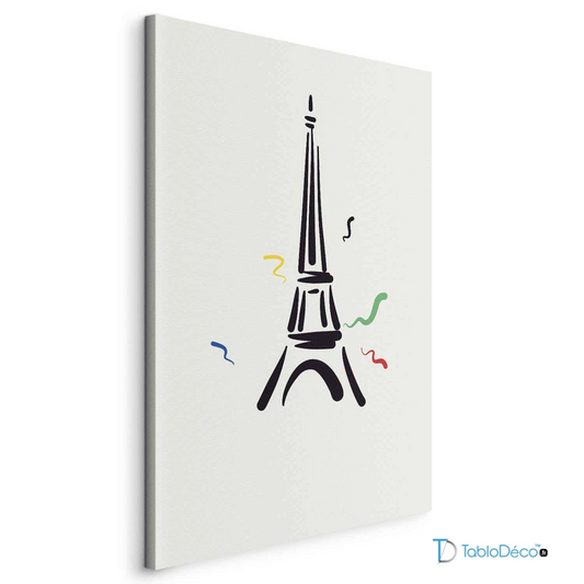 Tableau Tour Eiffel en Fête (JO Paris 2024)