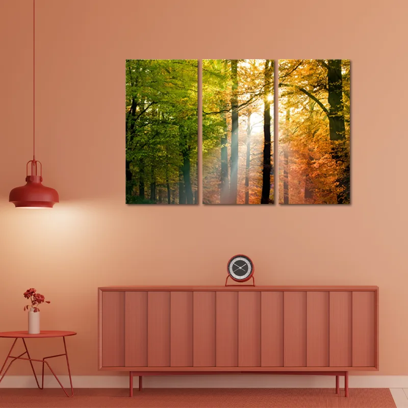  Tableau Triptyque Forêt - TabloDéco.fr