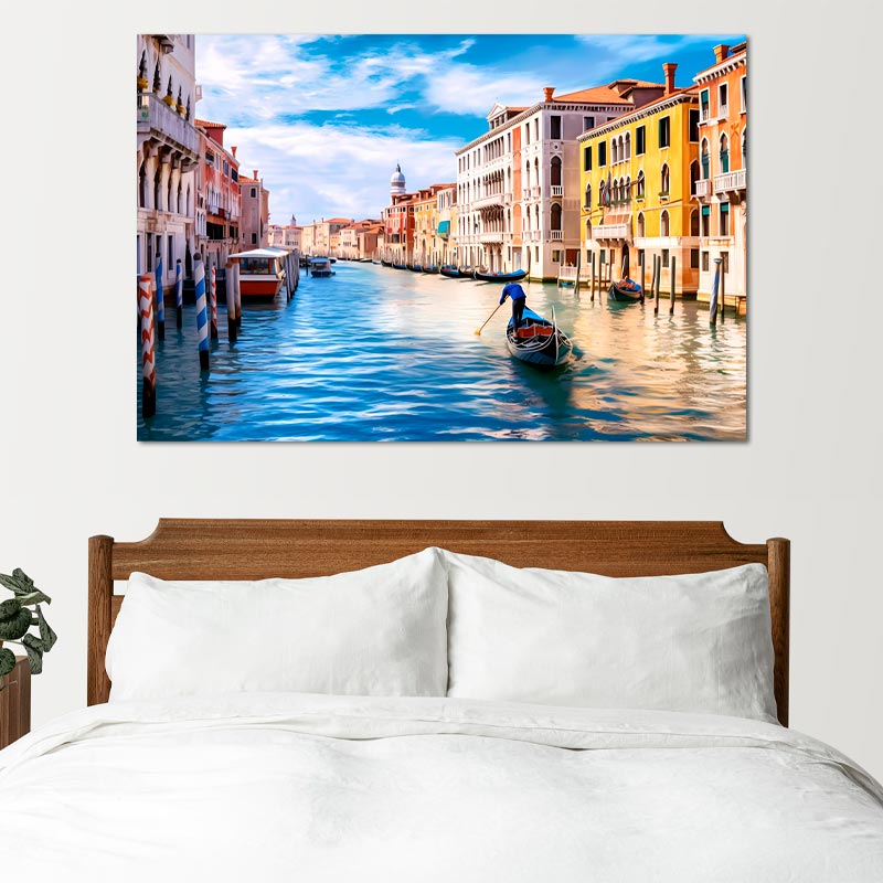 Impression sur Toile 70x100cm Tableaux Image Photo Venise Impression sur Toile 70x100cm Tableaux Image Photo Venise