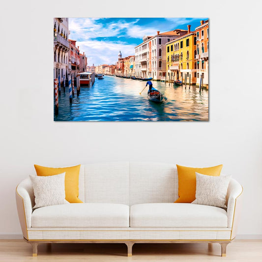 Toile décorative de Venise dans un style Contemporain - TabloDéco.fr