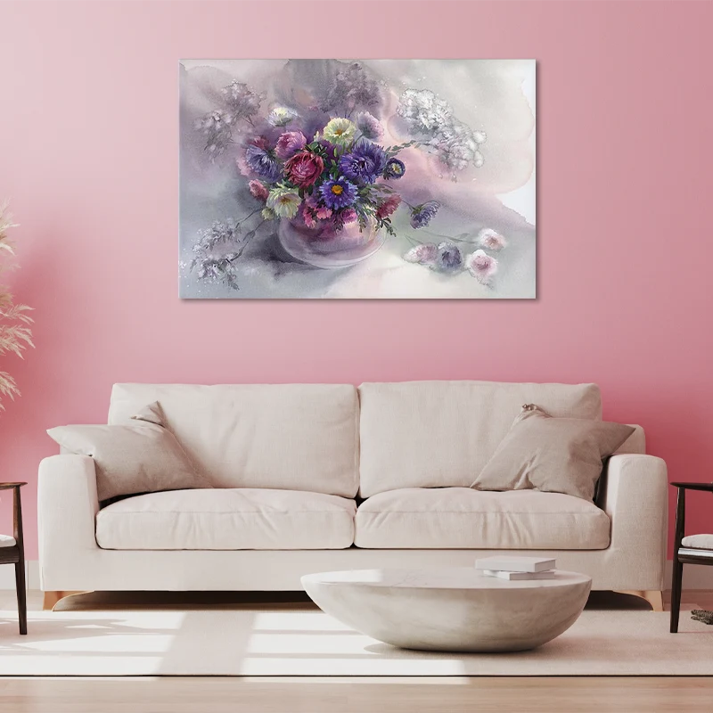 Tableau Aquarelle Fleurs