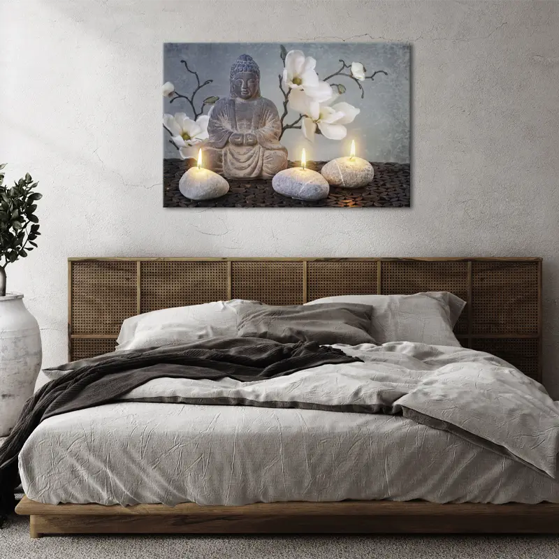 Toile déco avec un Bouddha Zen pour Chambre
