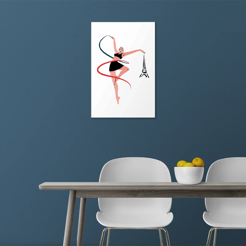 Toile Décorative Gymnaste Rythmique (JO Paris 2024)