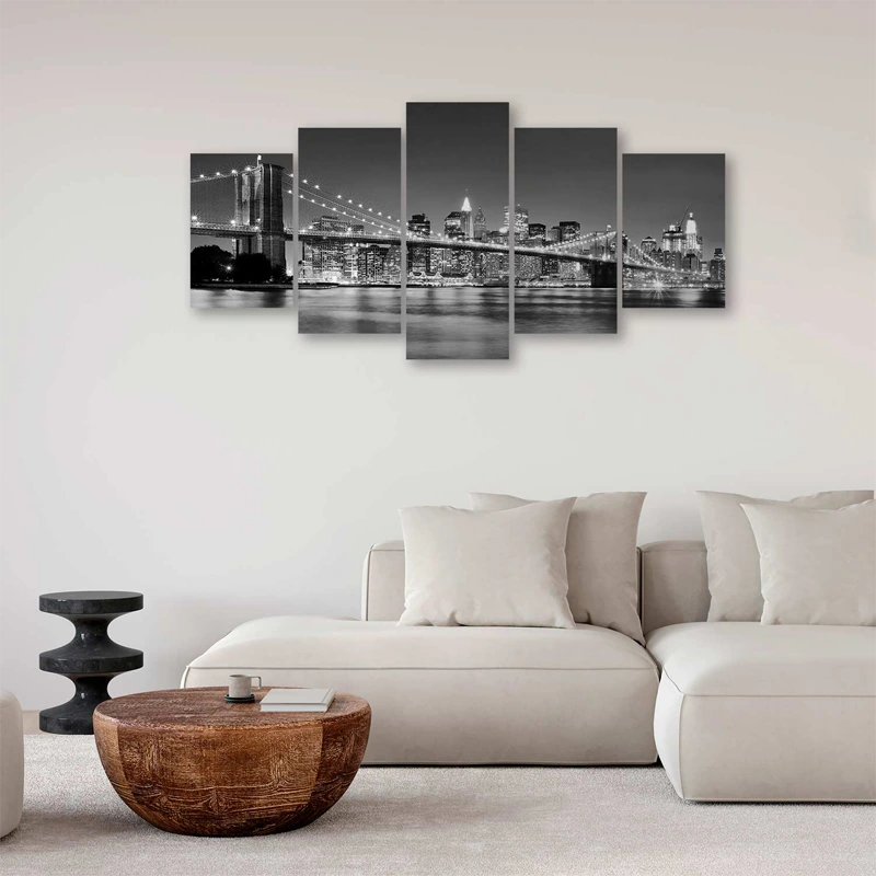 Tableau Noir et Blanc de New York