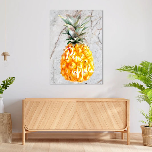 Toile déco style Scandinave avec un Ananas