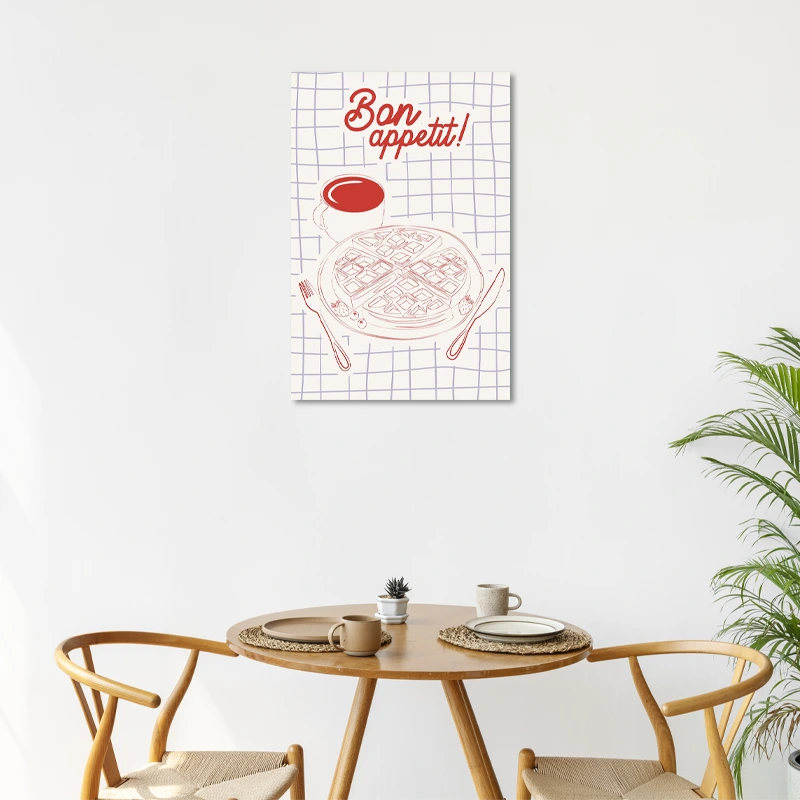 Toile décorative Cuisine - Bon appétit !