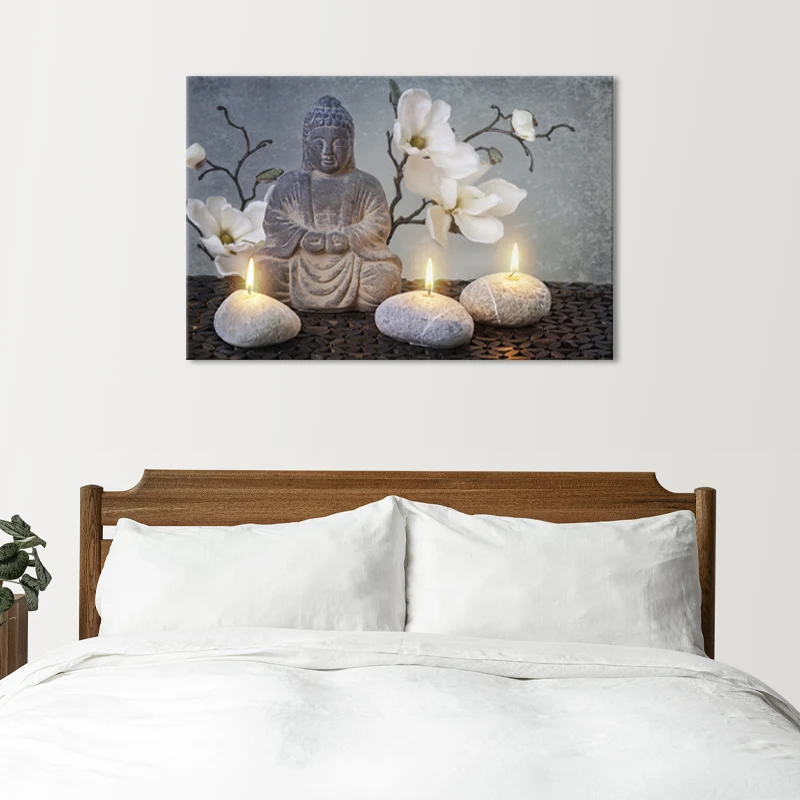 Toile murale d'un Bouddha Zen pour Chambre