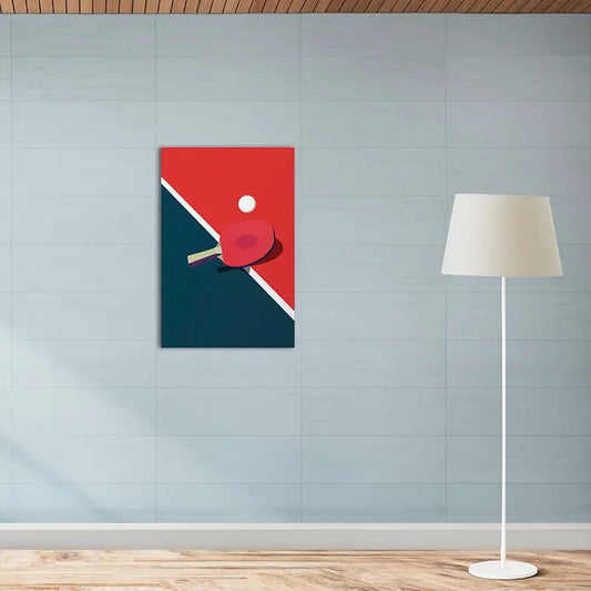 Toile murale Tennis de Table (JO Paris 2024)