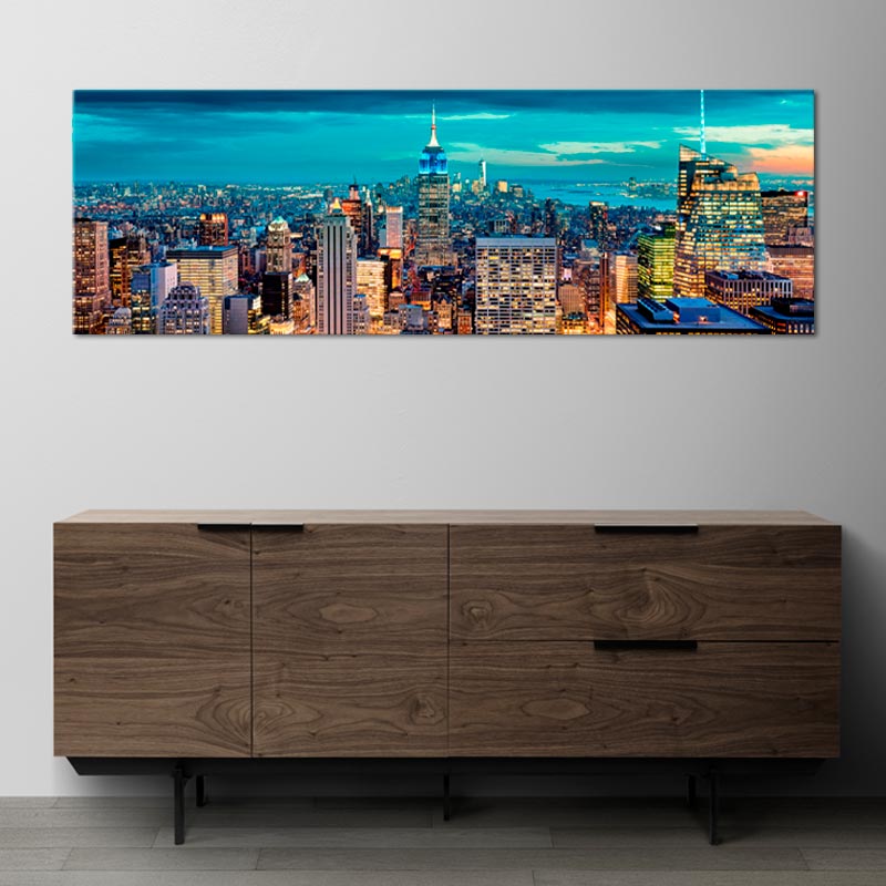 Toile Panoramique XXL de la Big Apple - TabloDéco.fr