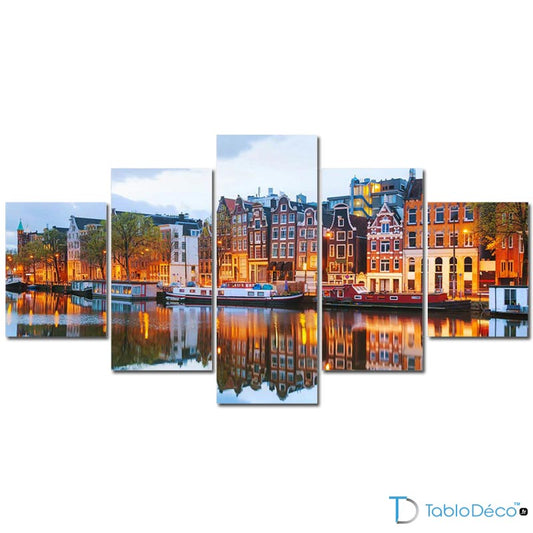 Tableau sur toile imprimée Amsterdam