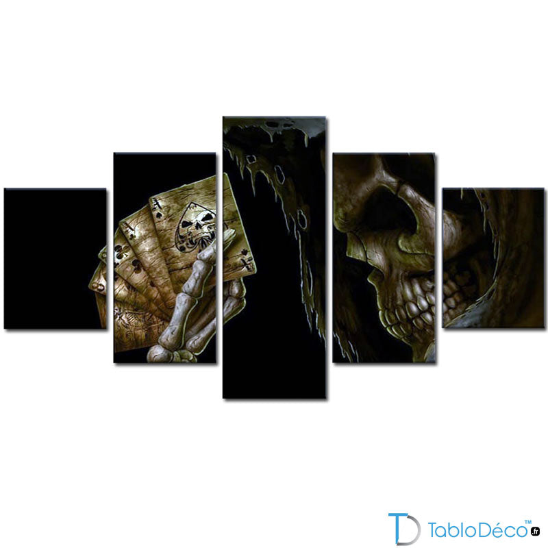 Tableau de Décoration avec une Tête de Mort