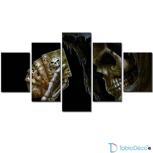 Tableau de Décoration avec une Tête de Mort
